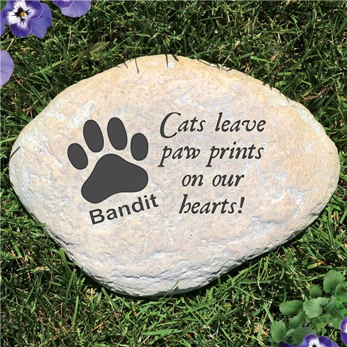 Garden Stone - Cat Paw