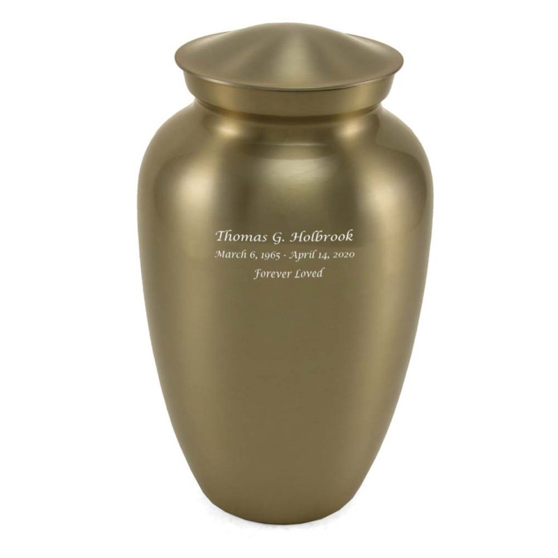 Bronze Classic Gloss Adult Urn