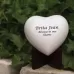 Arielle Heart Urn, Pearl White
