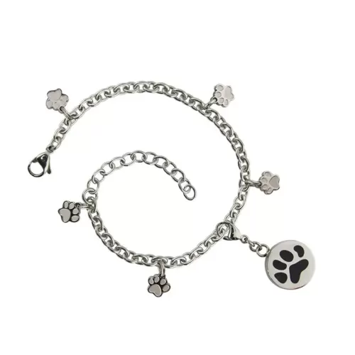 Bracelet with Paw Charm