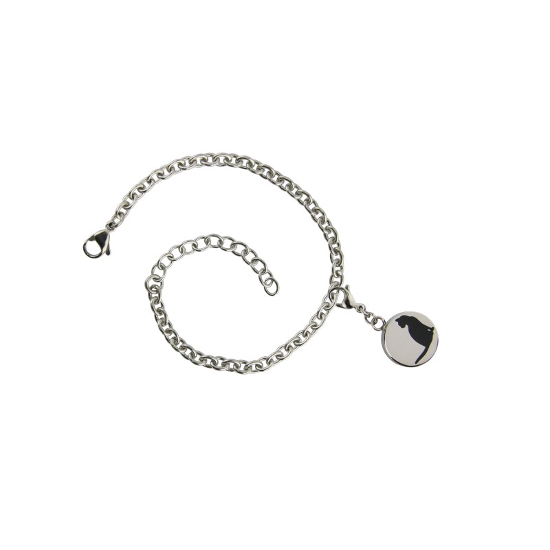 Bracelet with Cat Charm