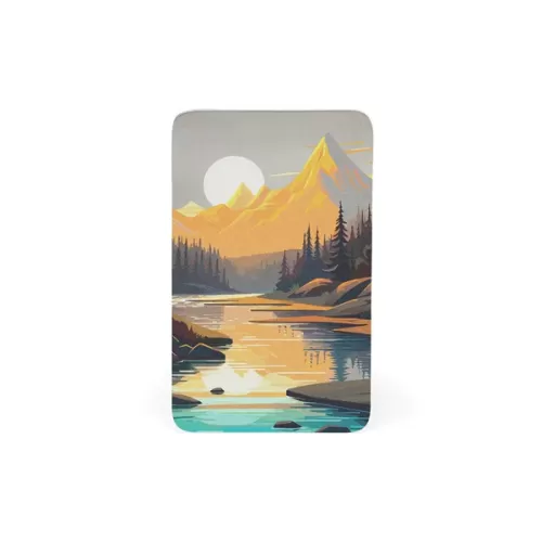 Life Canvas Memorial Card Mountain