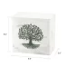 Tree of Life Green White Urn Monumental Memorials