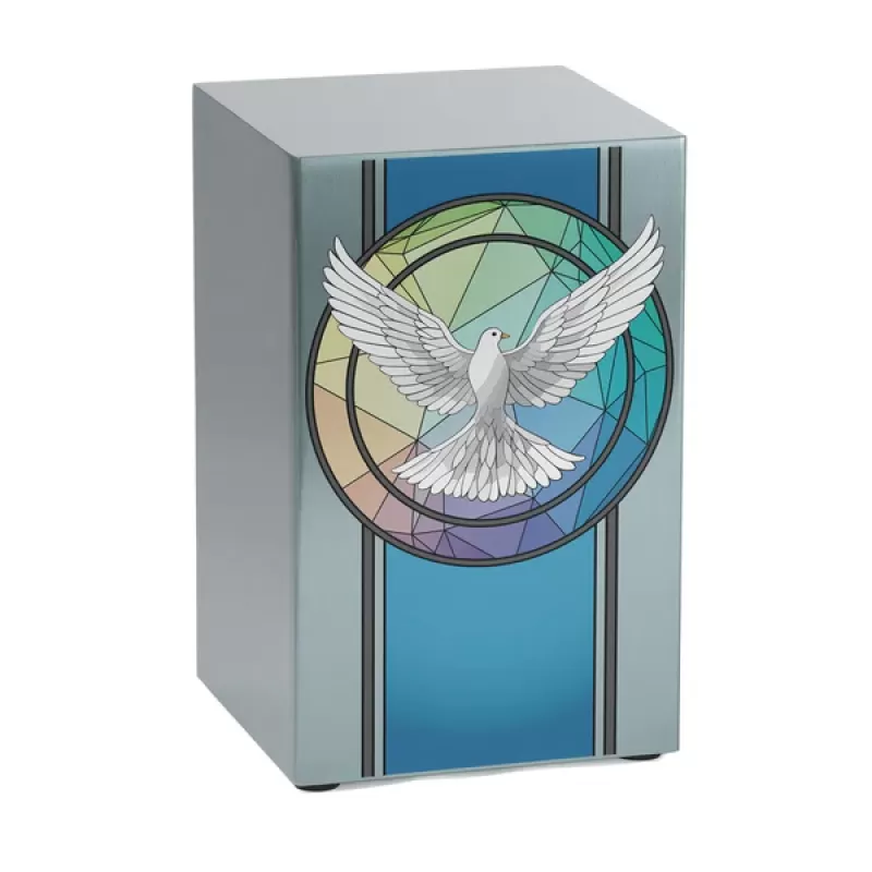 Life Canvas Dove Pewter Urn