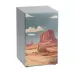 Life Canvas Desert Landscape Pewter Urn