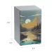 Life Canvas Mountain Landscape Pewter Urn