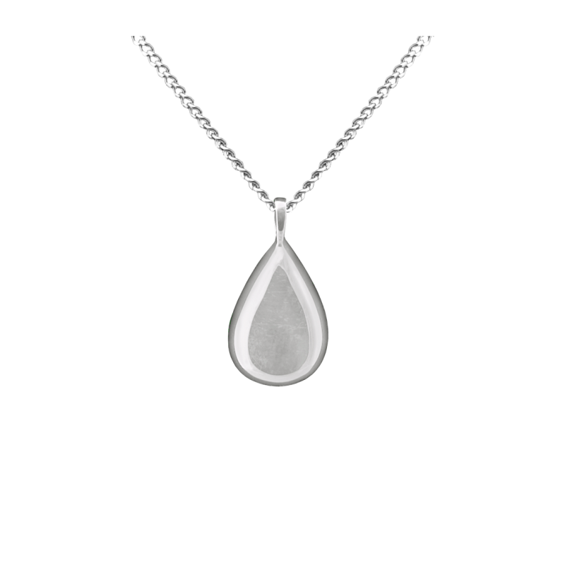 Tear Drop - Sterling Silver with Chain