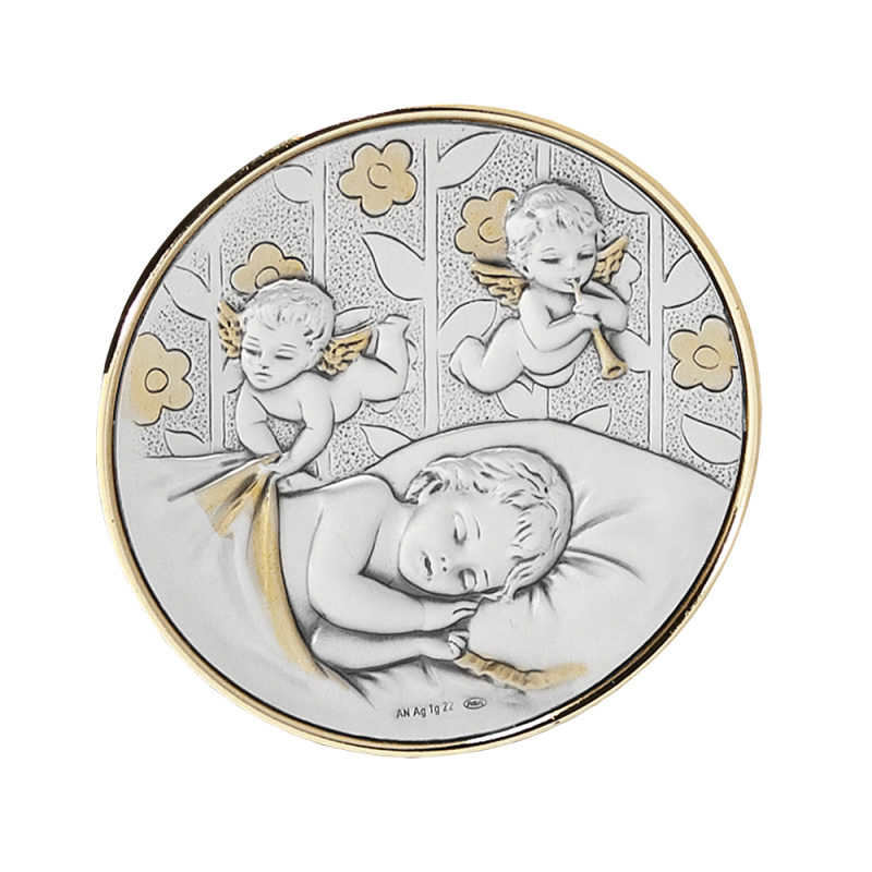 Cherubim - Silver (Round)