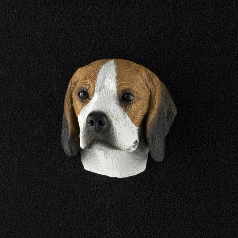 Beagle 3D Pet Head Cremation Urn Applique