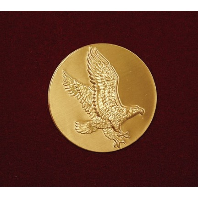 Eagle on Gold Disc